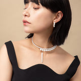 Spiral Pearl Choker