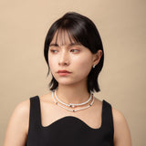 Black Enamel Pearl Choker