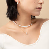 Floating Akoya Necklace