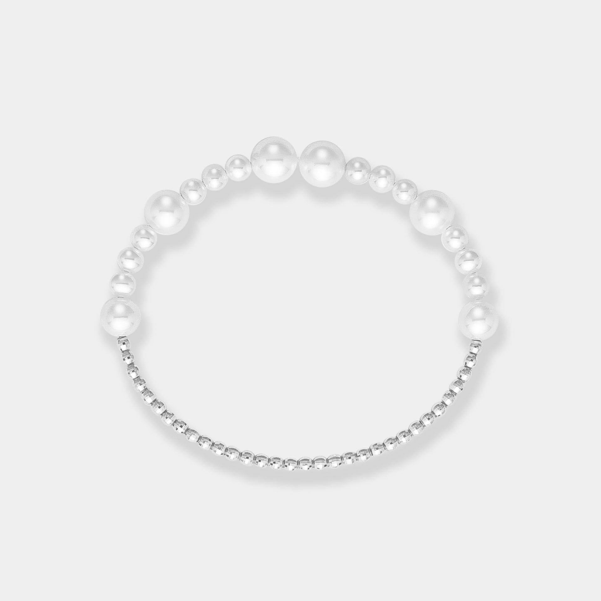 Fancy Pearl White Gold Bracelet – Pearlish